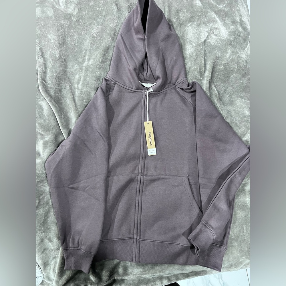 Purple/grey Zip-Up Hoodie